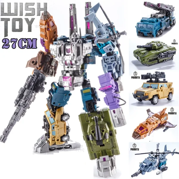 Transformation Bruticus PT05 PT-05 Combination 5 IN 1 G1 Combaticons Oversize 27CM Anime Action Figure Robot Kids Toys