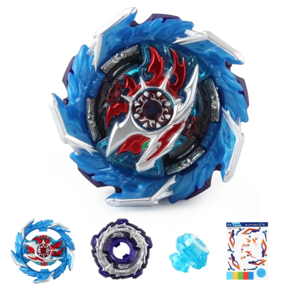 Burst B-160 Super King Helios .Zn 1B Metal Booster Spinning Top Gyro Starter Bey Boys Fidget Toy Christmas Gift - Image 5