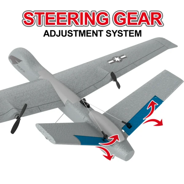 Z55 2.4G 3CH RC Plane EPP Foam Hand Throwing 660mm Wingspan Airplane Remote Control Glider Aircraft Outdoor Boys Toys - Image 3