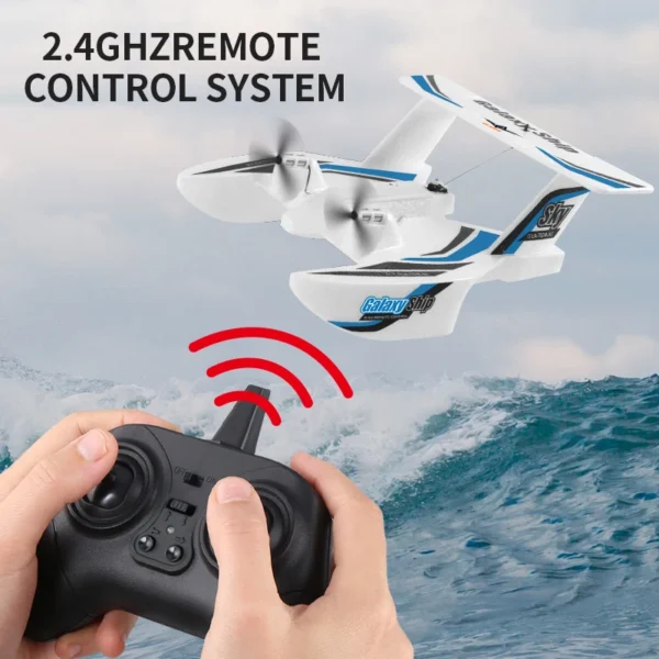 KF603 RC Plane Boat 2.4G 3CH Sea And Air RC Glider EPP Foam Water Land Flying Airplane Toys Gift For Boys - Image 5