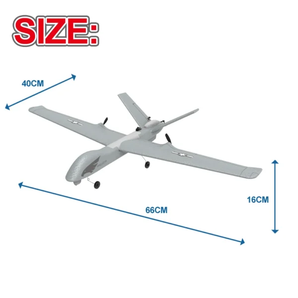 Z55 2.4G 3CH RC Plane EPP Foam Hand Throwing 660mm Wingspan Airplane Remote Control Glider Aircraft Outdoor Boys Toys - Image 6