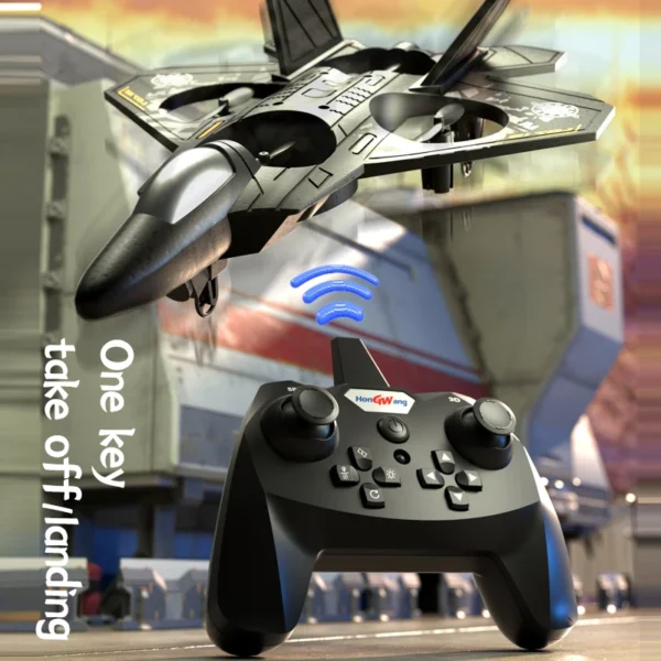 L0712 RC Plane 2.4G Remote Control Aircraft Gravity Sensing Aircraft Glider with Light EPP Foam Fighters for Boys Children - Image 3