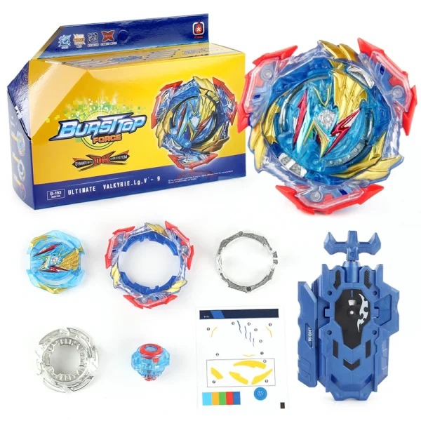 Blayblade Burst B-193 Ultimate Valkyrie Legacy Variable Bey Children Gyro Toy Metal Spinning Battle Top with Left/Right Launcher - Image 4