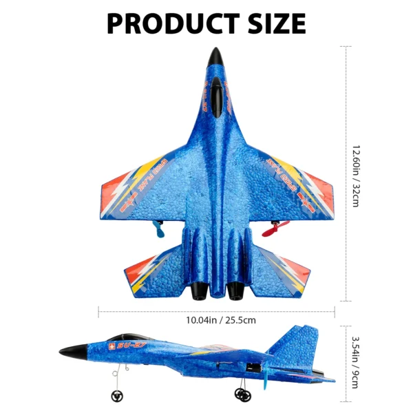 RC Plane SU-27 Aircraft Remote Control Helicopter 2.4G Airplane EPP Foam RC Vertical Plane Children Toys Gifts - Image 6