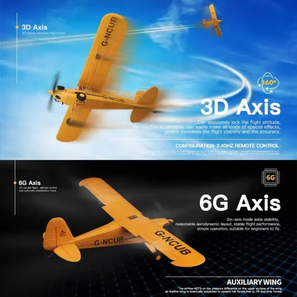 WLtoys XK A160 RC Airplane 2.4G 3D/6G RC Plane With 650mm Wingspan Brushless Motor EPP Foam Big Plane Toys for Children - Image 3