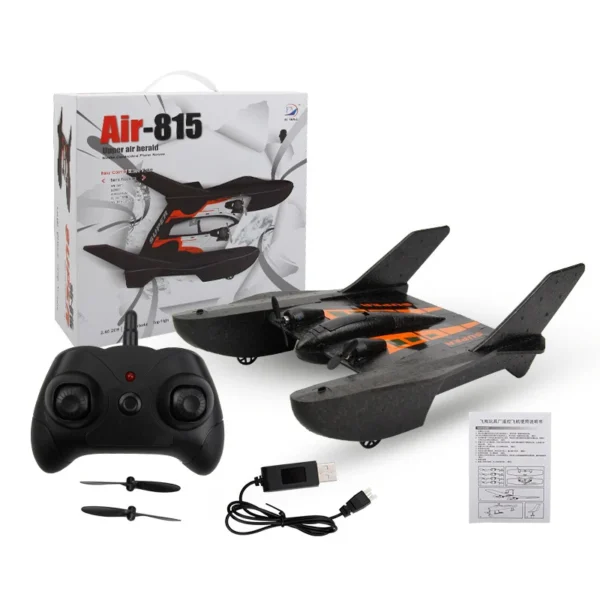 Fx815 Rc Aircraft 2-Channel Fixed-Wing Glider 2.4G Remote Control Spacecraft Model Seaplane Kid Toys - Image 6