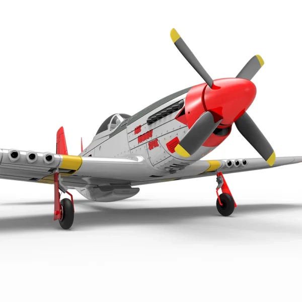 P51D RC Plane 750MM Wingspan 4-Ch RC Aircraft RTF Mustang Airplane W One-key Aerobatic RC Toys Gifts (761-5 RTF) - Image 4