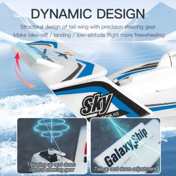 KF603 RC Glider 2.4G 3CH Radio Control Sea And Air RC Plane EPP Foam Water Land Flying Boat Airplane Toys Gift For Boys - Image 5
