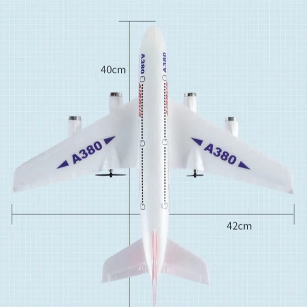 Airbus A380 RC Airplane 2.4G Fixed Wing Boeing 747 Remote Control Aircraft Outdoor RC Plane Model Toys for Children Boys - Image 6