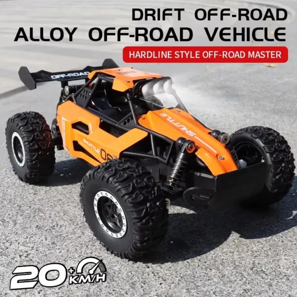 Radio 1:16 Model RC Car With LED Lights 2WD Off Road Remote Control Racing Drift Climbing Vehicle Cars Toys Gifts for Boys Girls - Image 2