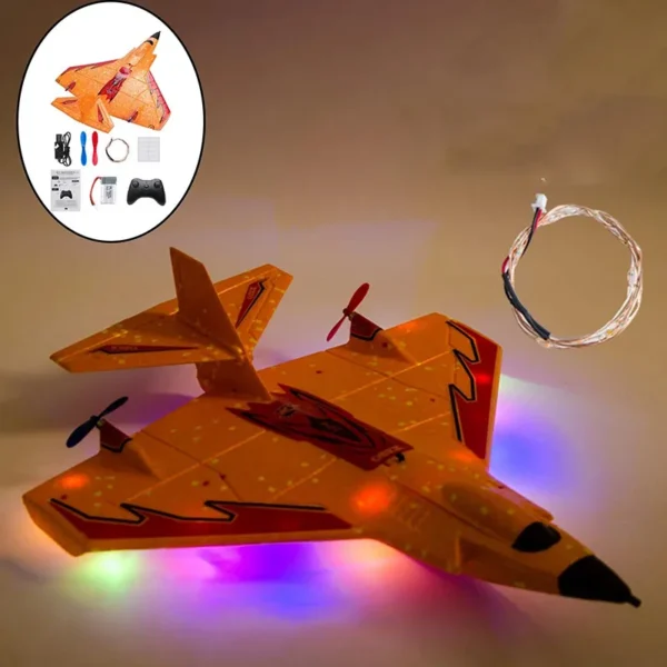 X320 RC Plane Water, Land and Air remote Control Glider EPP Foam Remote Control Aircraft With LED Light Flighter Toys for Boys - Image 2