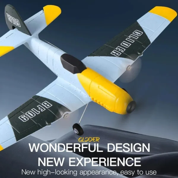 BF109 RC Plane 2.4G 3CH EPP Foam Remote Control Fighter Fixed Wingspan Glider Outdoor RTF RC Warbird Airplane Toys Gifts - Image 4