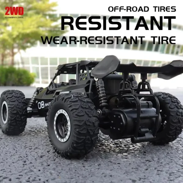Radio 1:16 Model RC Car With LED Lights 2WD Off Road Remote Control Racing Drift Climbing Vehicle Cars Toys Gifts for Boys Girls - Image 6