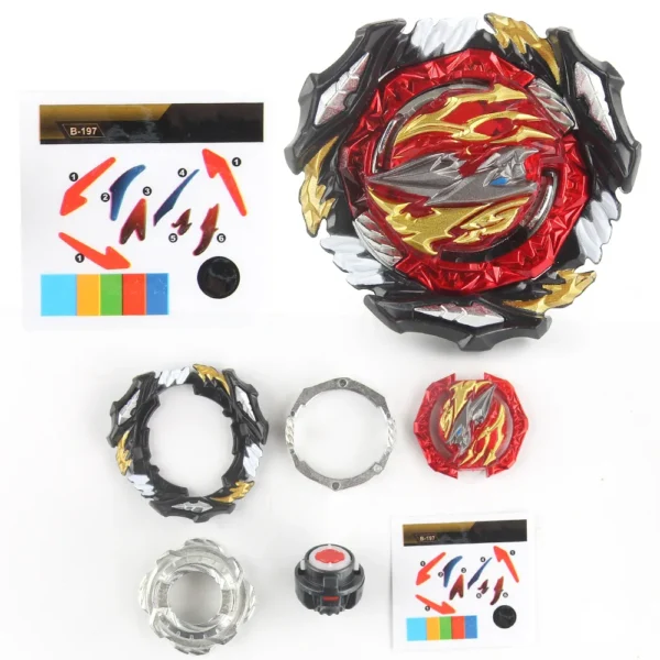 Burst B-197 Divine Belial Starter Booster Beys Bables Blablade Gyro Metal Spinning Top Battle Toy for Boys Gift - Image 4