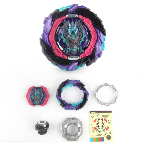Blayblade Burst DB B-186 #01 ROAR BAHAMUT Starter Booster Metal Spinning Battle Top Bey Gyro Fidget Toy for Boys Christmas Gift - Image 5