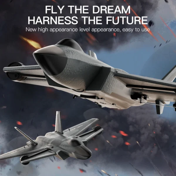 J20 Fighter 2.4G 6CH KF700 RC Airplanes With Brushless Motor 360 Degree Rotation Fixed Wing Glider Plane Model For Boy Gift - Image 2