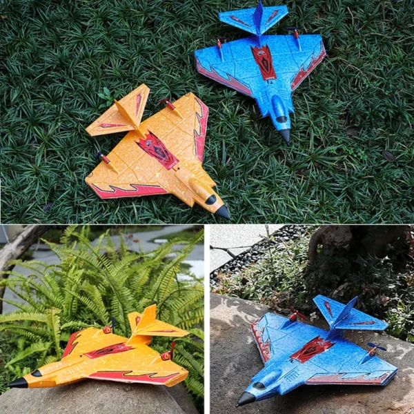 X320 RC Plane Water, Land and Air remote Control Glider EPP Foam Remote Control Aircraft With LED Light Flighter Toys for Boys - Image 4