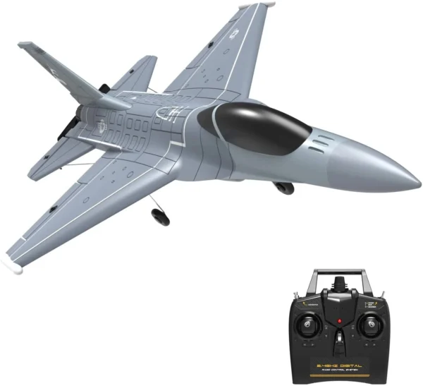 F16 4CH RC Plane 2.4G 6-Axis Falco Remote Control Aircraft One-key Aerobatic Fixed Wing F22 RC Fighter Model Foam Toys For Boys