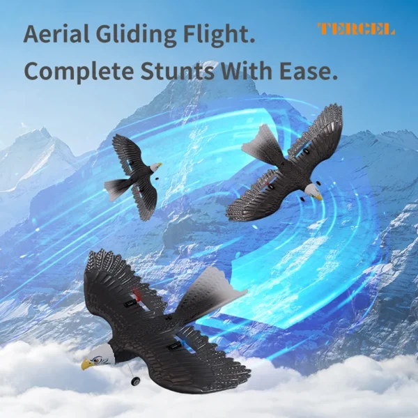 RC Plane 2.4G 420MM Wingspan Eagle Airplane EPP Foam Aircraft Glider Remote Control Plane Glider For Boys Toys - Image 6