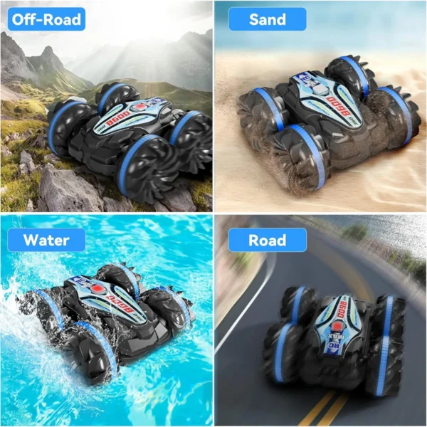 4WD Amphibious RC Car Remote Control Stunt Car Gesture Sensor 4x4 Off Road Vehicle Waterproof Monster Drift Truck Toy Kid Gift - Image 4
