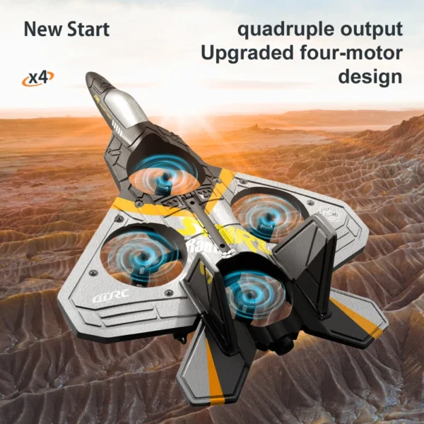 4DRC V17 RC Plane 2.4G Radio Control Fighter Hobby Plane Glider Airplane EPP Foam Remote Control Airplane RC Drone Kids Toys - Image 5
