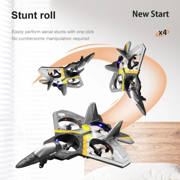 4DRC V17 RC Plane 2.4G Radio Control Fighter Hobby Plane Glider Airplane EPP Foam Remote Control Airplane RC Drone Kids Toys - Image 4