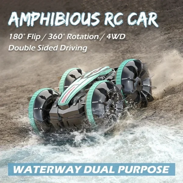 4WD Amphibious RC Car Remote Control Stunt Car Gesture Sensor 4x4 Off Road Vehicle Waterproof Monster Drift Truck Toy Kid Gift - Image 2