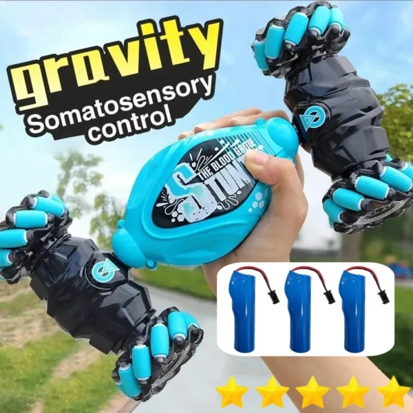 4WD 1:16 Stunt RC Car With LED Light Gesture Induction Deformation Twist Climbing Radio Controlled Car Electronic Toys for Kids