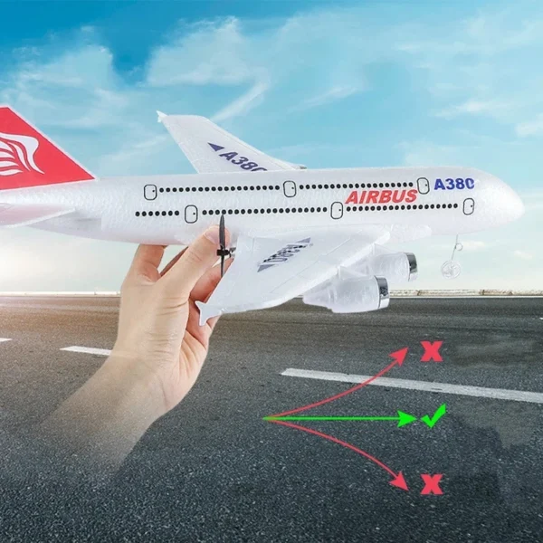 Airbus A380 RC Airplane 2.4G Fixed Wing Boeing 747 Remote Control Aircraft Outdoor RC Plane Model Toys for Children Boys - Image 3