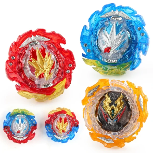 Bey Burst BU B-203 Ultimate DX Set Super Hyperion King Helios Divine Belial Boosters Gyro Blades Toy with Launcher - Image 4