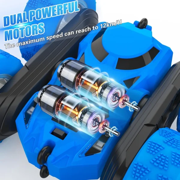 Remote Control Vehicle Fast Stunt RC Car 4WD Double Sided 360 Rotating Truck High Speed Off Road 4x4 Cars Toy Gift for Boy Girl - Image 5