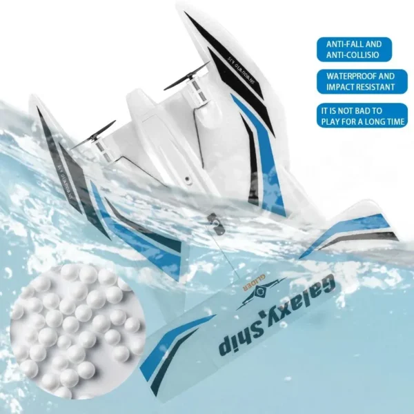 KF603 RC Glider 2.4G 3CH Radio Control Sea And Air RC Plane EPP Foam Water Land Flying Boat Airplane Toys Gift For Boys - Image 4