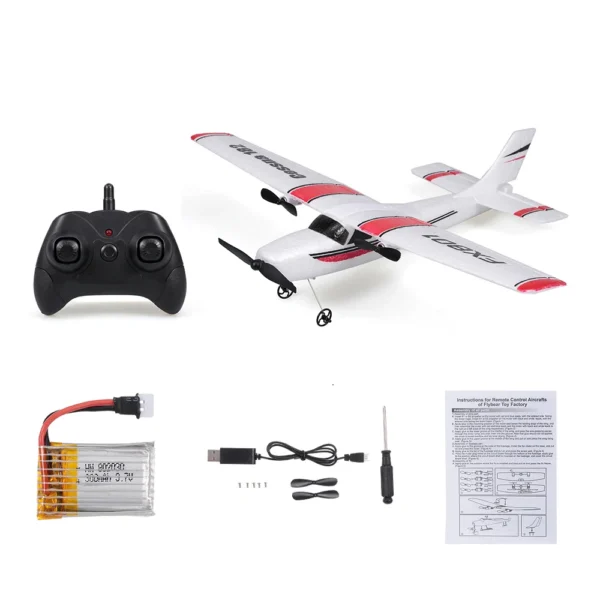 FX801 RC Plane EPP Foam 2.4G 2CH RTF Remote Control Wingspan Aircraft Fixed Wingspan Airplane Toys Gifts for Children Kids - Image 6