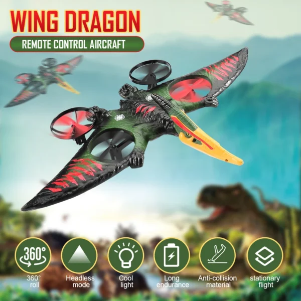 L0712/L0713 2.4G RC Plane Gravity Sensing Airplane 360 Rotation Glider with Light EPP Foam Fighters for Boys Children - Image 4