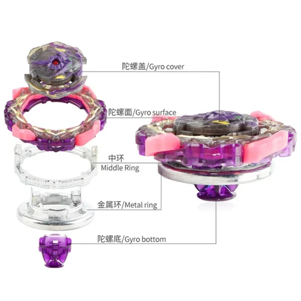 Bey Burst B-206 Barricade Lucifer Starter Spinning Top Toy Gyro Metal Battle Blade Toys - Image 4