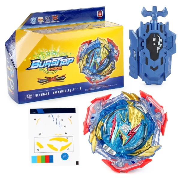Blayblade Burst B-193 Ultimate Valkyrie Legacy Variable Bey Children Gyro Toy Metal Spinning Battle Top with Left/Right Launcher - Image 2