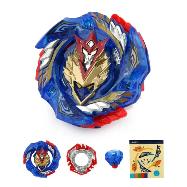 B-127 Cho-Z Valkyrie Valtryek Starter Booster Gyro Metal Spinning Top Burst Blablade Boys Kids Battle Toy - Image 5