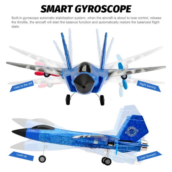 RC Plane F35 Fighter 2.4G Remote Control Aircraft EPP Foam Flying Model Glider Airplane Model Toys For Children Boys Gift - Image 4