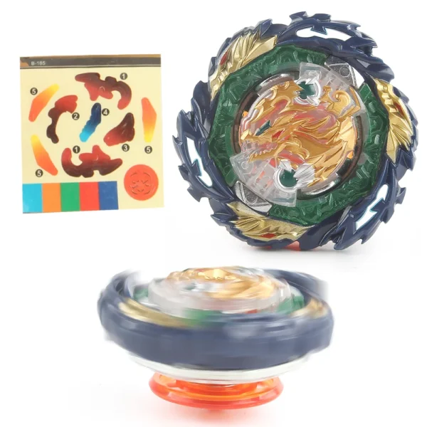 Blayblade Burst B-185 Vanish Fafnir Tapered Kick-3 Fidget Toy Bey Gyro Metal Blablade Spinning Battle Top Spinner Funny Games - Image 3