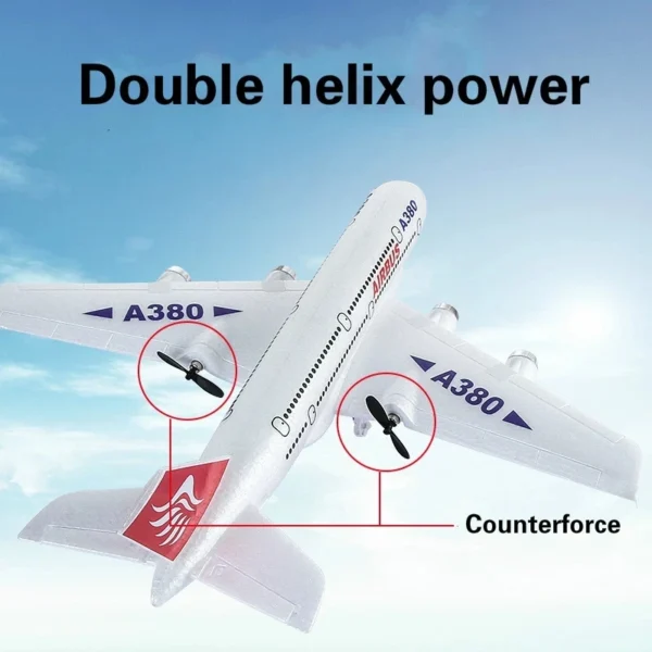 Airbus A380 RC Airplane 2.4G Fixed Wing Boeing 747 Remote Control Aircraft Outdoor RC Plane Model Toys for Children Boys - Image 4