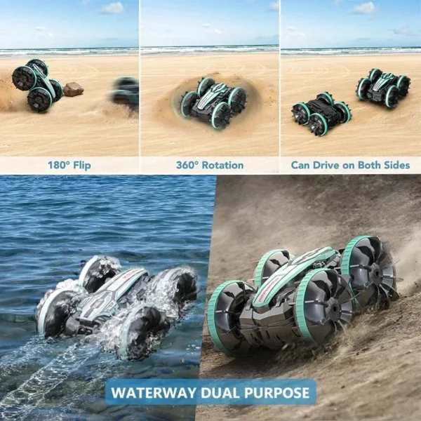 4WD Amphibious RC Car Remote Control Stunt Car Gesture Sensor 4x4 Off Road Vehicle Waterproof Monster Drift Truck Toy Kid Gift - Image 6