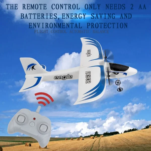 FX802 RC Foam Plane 2.4G 2CH Radio Control Glider Remote Control Airplane Aircraft Foam Boys Toys for Children - Image 3