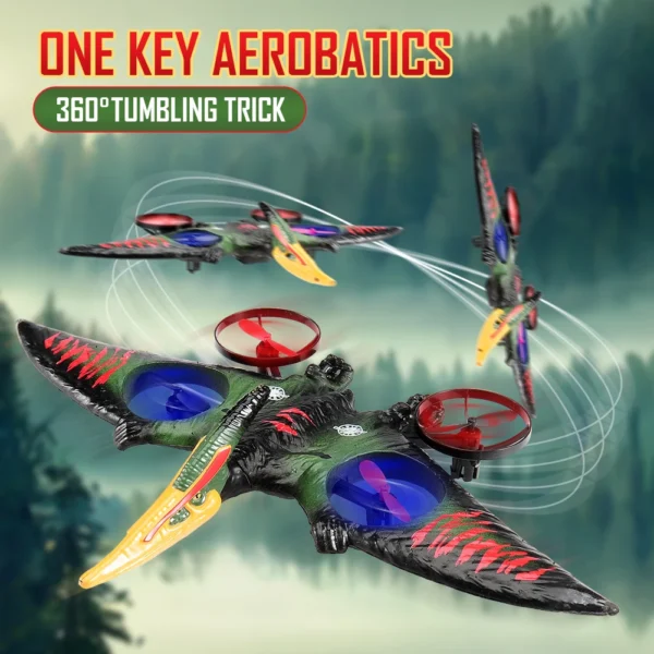 L0712/L0713 2.4G RC Plane Gravity Sensing Airplane 360 Rotation Glider with Light EPP Foam Fighters for Boys Children - Image 5