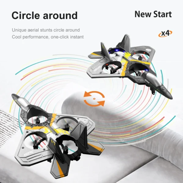 4DRC V17 RC Plane 2.4G Radio Control Fighter Hobby Plane Glider Airplane EPP Foam Remote Control Airplane RC Drone Kids Toys - Image 3