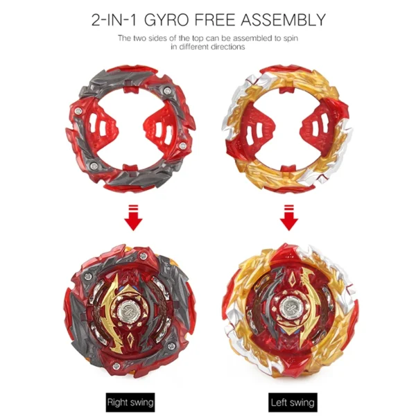 Burst B-172 World Spriggan.U'2B Superking Metal Spinning Top Toy Gyro Battle Bables Blablade Starter - Image 4