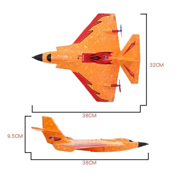 X320 RC Plane Water, Land and Air remote Control Glider EPP Foam Remote Control Aircraft With LED Light Flighter Toys for Boys - Image 5