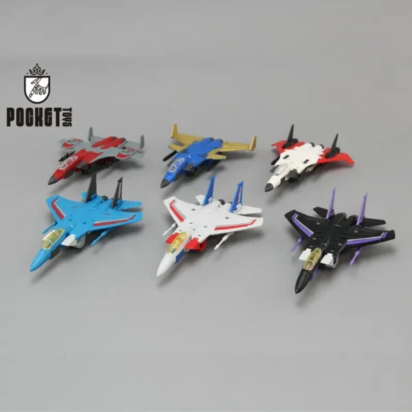 Transformation Robot Starscream Skywarp Thundercracker Ramjet Dirge Thrust Action Figure Action Characters Deformation Kids Toys - Image 3
