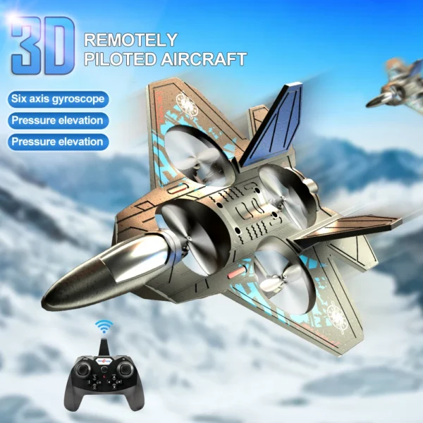 L0712/L0713 2.4G RC Plane Gravity Sensing Airplane 360 Rotation Glider with Light EPP Foam Fighters for Boys Children