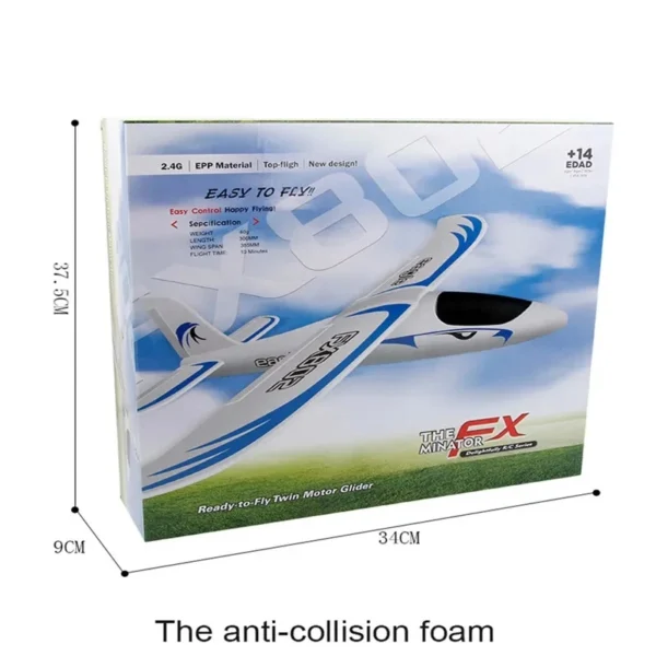 FX802 RC Foam Plane 2.4G 2CH Radio Control Glider Remote Control Airplane Aircraft Foam Boys Toys for Children - Image 6