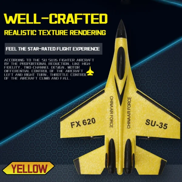 RC Foam Aircraft SU-35 Plane 2.4G Radio Control Glider Remote Control Fighter Plane Glider Airplane Foam Boys Toys for Children - Image 3
